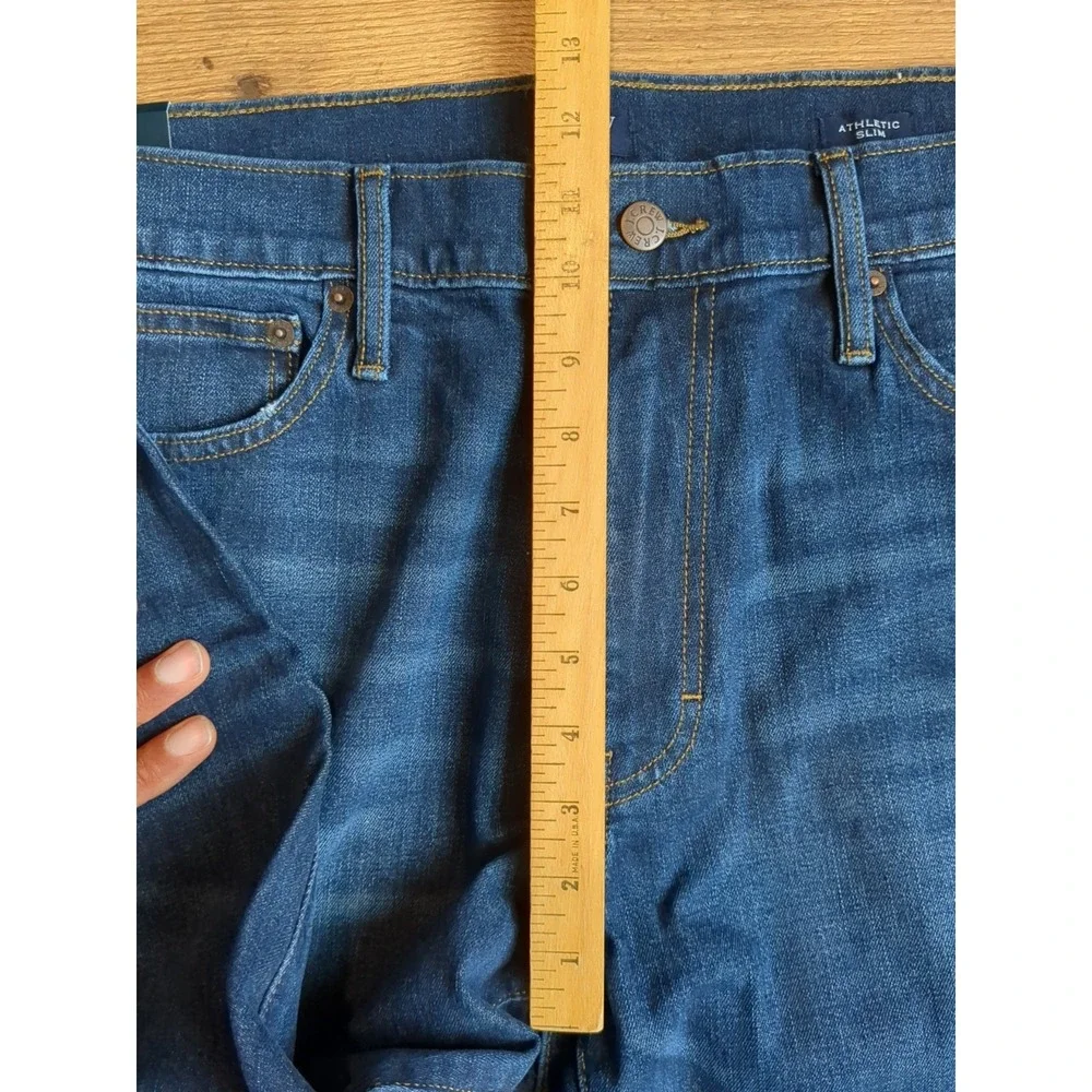 J. Crew Mens 36x32 Athletic‎ Slim Fit Medium Wash Jeans